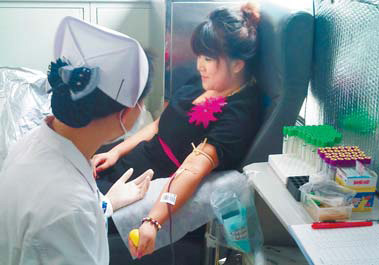 Battle to beat blood shortage