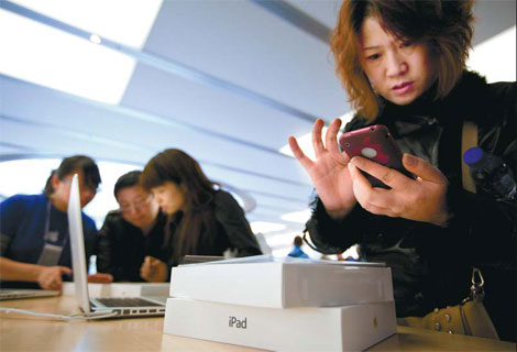 Apple's sales in China grow sixfold