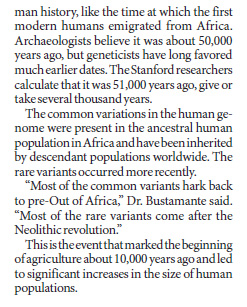 Roots of disease vary across the continents