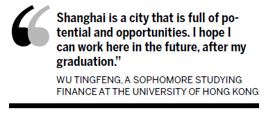 Hong Kong students take in experience at big Shanghai firms