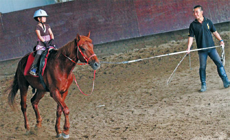 Riding lessons