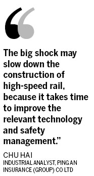 Train crash hits stocks