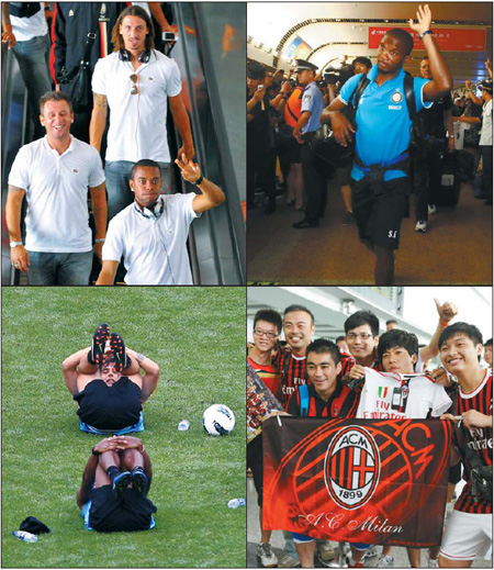 Inter and AC Milan arrive in town for Saturday's Super showdown
