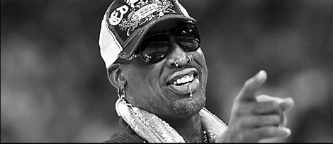 Flamboyant Rodman set to enter Hall of Fame