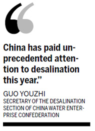 Desalination program to be worth its salt