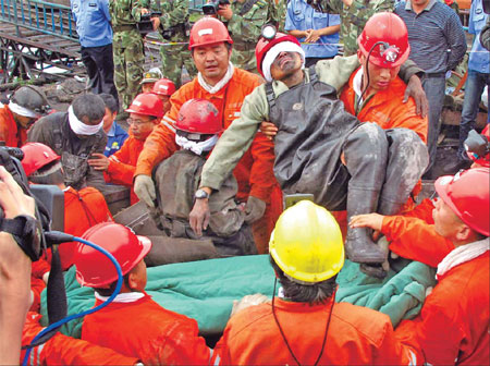 Miners saved against all odds
