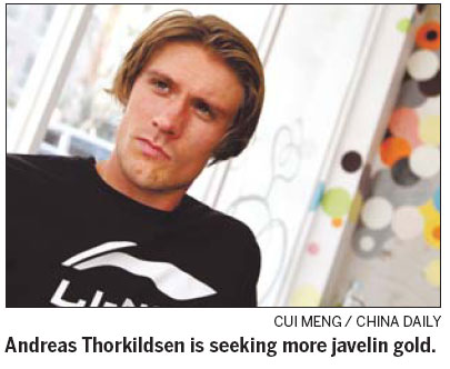 Javelin star Thorkildsen yearns for more