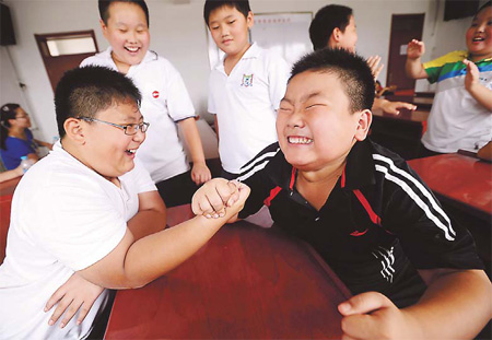 Young students becoming fitter