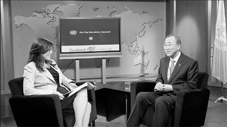 UN chief in global conversation