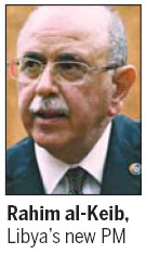 Libya's new little-known PM facing huge rebuilding task