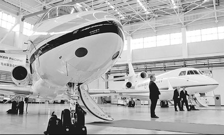 Business jets to get service center at Shanghai airport
