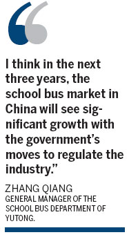 Safety effort drives sales for school bus makers