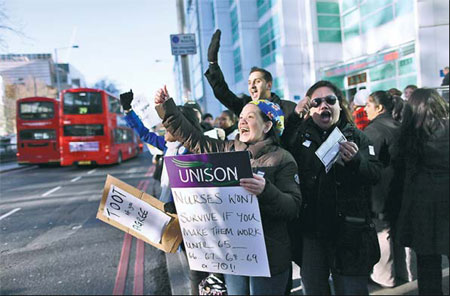 Workers' strike largest in decades