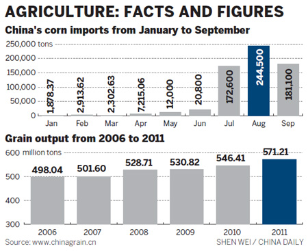 Chinese grain harvest rises for the eighth consecutive year