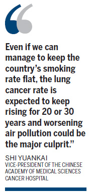 Exposure to smog is severe hazard