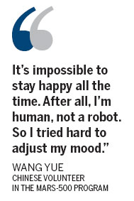 Trip to 'Mars' takes its toll