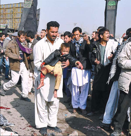 59 dead in Afghan shrine blasts on Shiite holy day