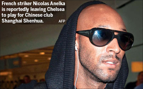 Shanghai chasing Chelsea striker?