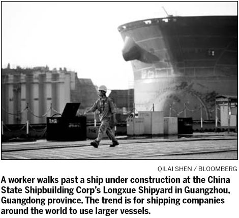 Larger vessels set to increase cargo volumes