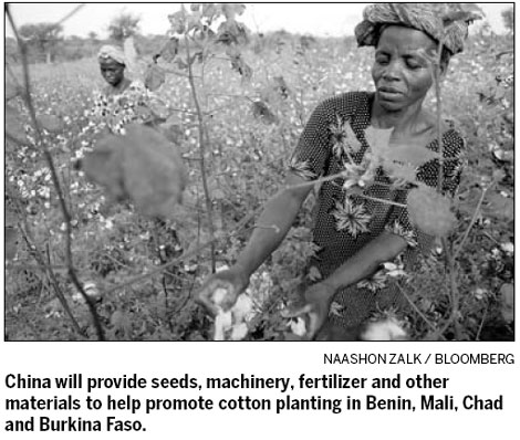 China is looking to Africa for an alternative source of cotton