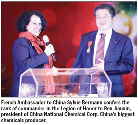 Legion of Honor for ChemChina President Ren