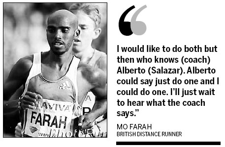 Farah may try to strike twice