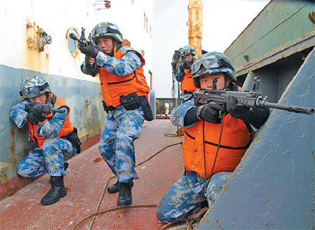 Navy ensures ships can navigate a sea of danger