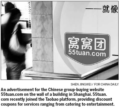 Group-buying firms look to Taobao