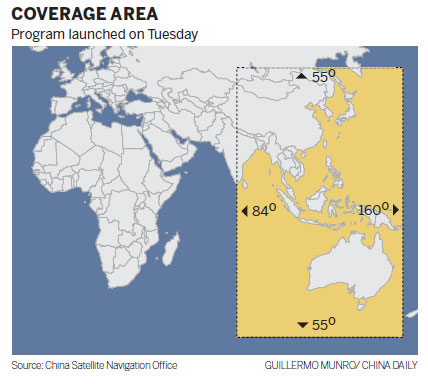 Satellite navigation system launched