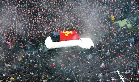Tears as Kim makes final journey