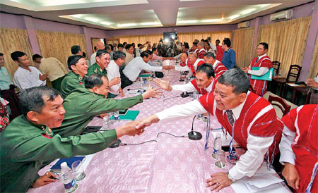 Myanmar signs cease-fire to end conflict