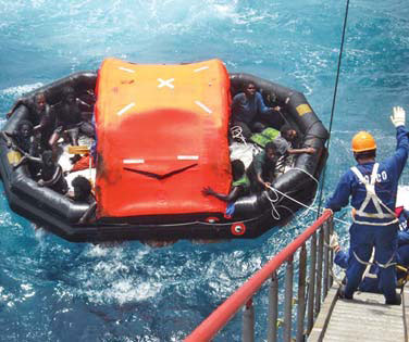 Chinese ship rescues ferry passengers