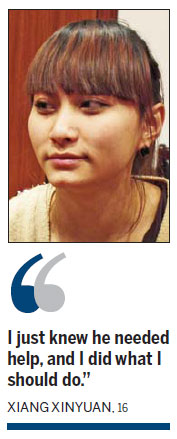 Teenage heroine's TV-style rescue lauded