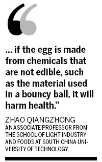 Bouncing yolk leads to tests on stores' eggs