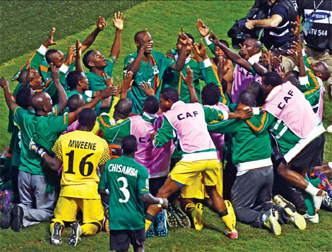 It was written in the sky - Zambia coach