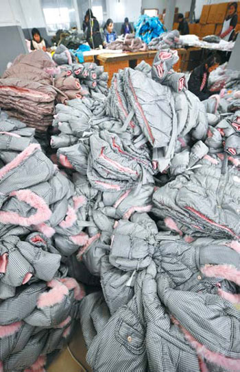 Freezing weather heats up demand for down products