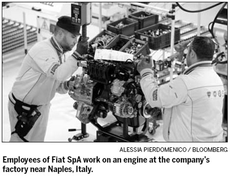 Demand for vehicles in Europe plunge