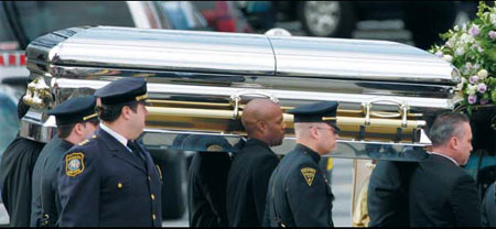 Stars mourn Houston at funeral