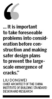 Cracks near super tower prove unsettling