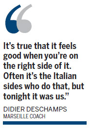 Italian-style win delights Deschamps