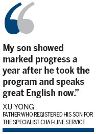 English learners making headway with chat lines
