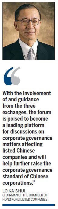 Forum Special: Shanghai forum works toward improved corporate governance