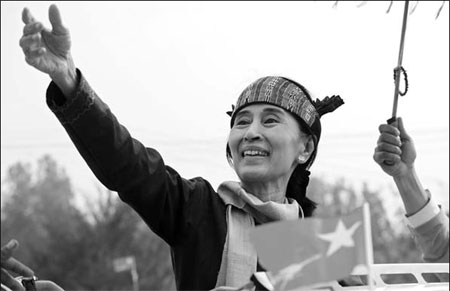 Aung San Suu Kyi seeks minority votes