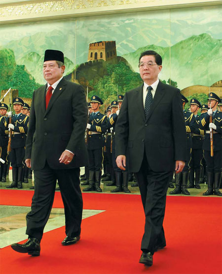 China, Indonesia push ties