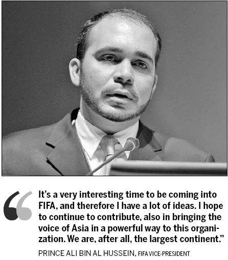 Prince Ali wants Asian clout in FIFA