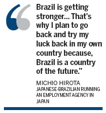 Migrants who came to Japan go back to the future in Brazil