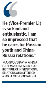Li impresses on his visits overseas