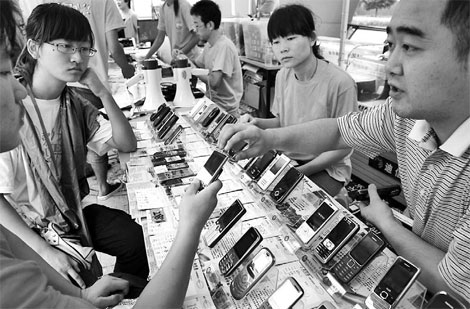 Saturation point for mobiles?
