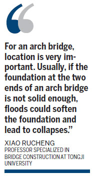 Construction not at fault in bridge collapse: Official