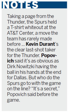 OKC beats Spurs to take 3-2 lead out west